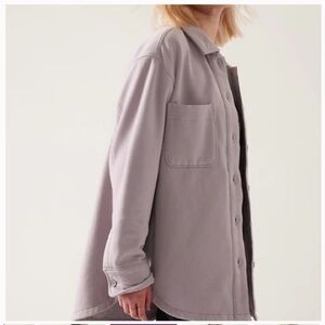 ATHLETA Retroplush Shirt Jacket